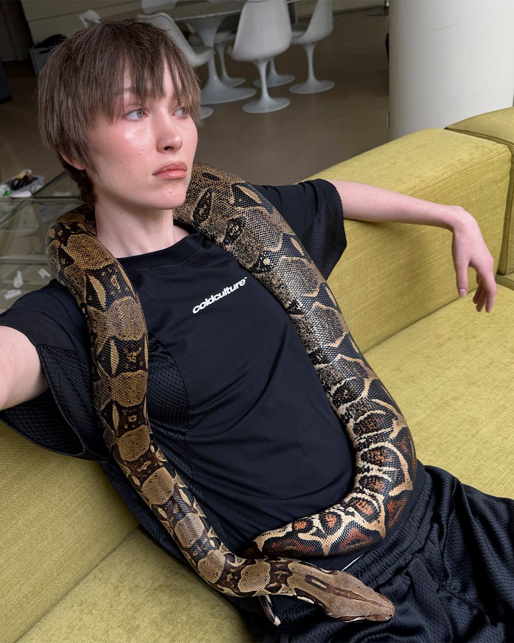 RIOT MESH TEE BLACK - Cold Culture