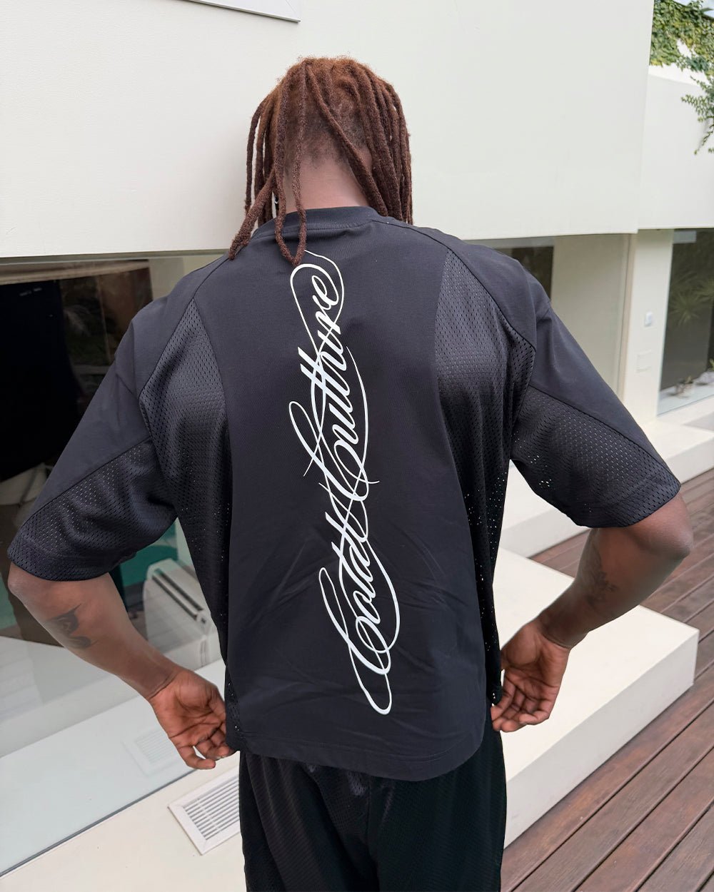 RIOT MESH TEE BLACK - Cold Culture