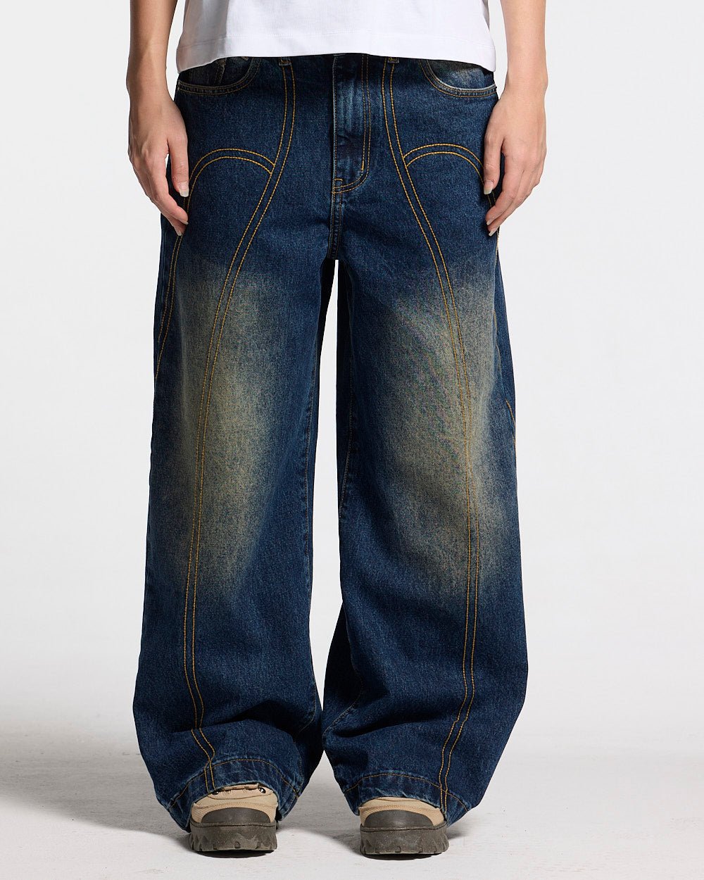 ROCKSTAR V2 PANTS DENIM - Cold Culture #woman