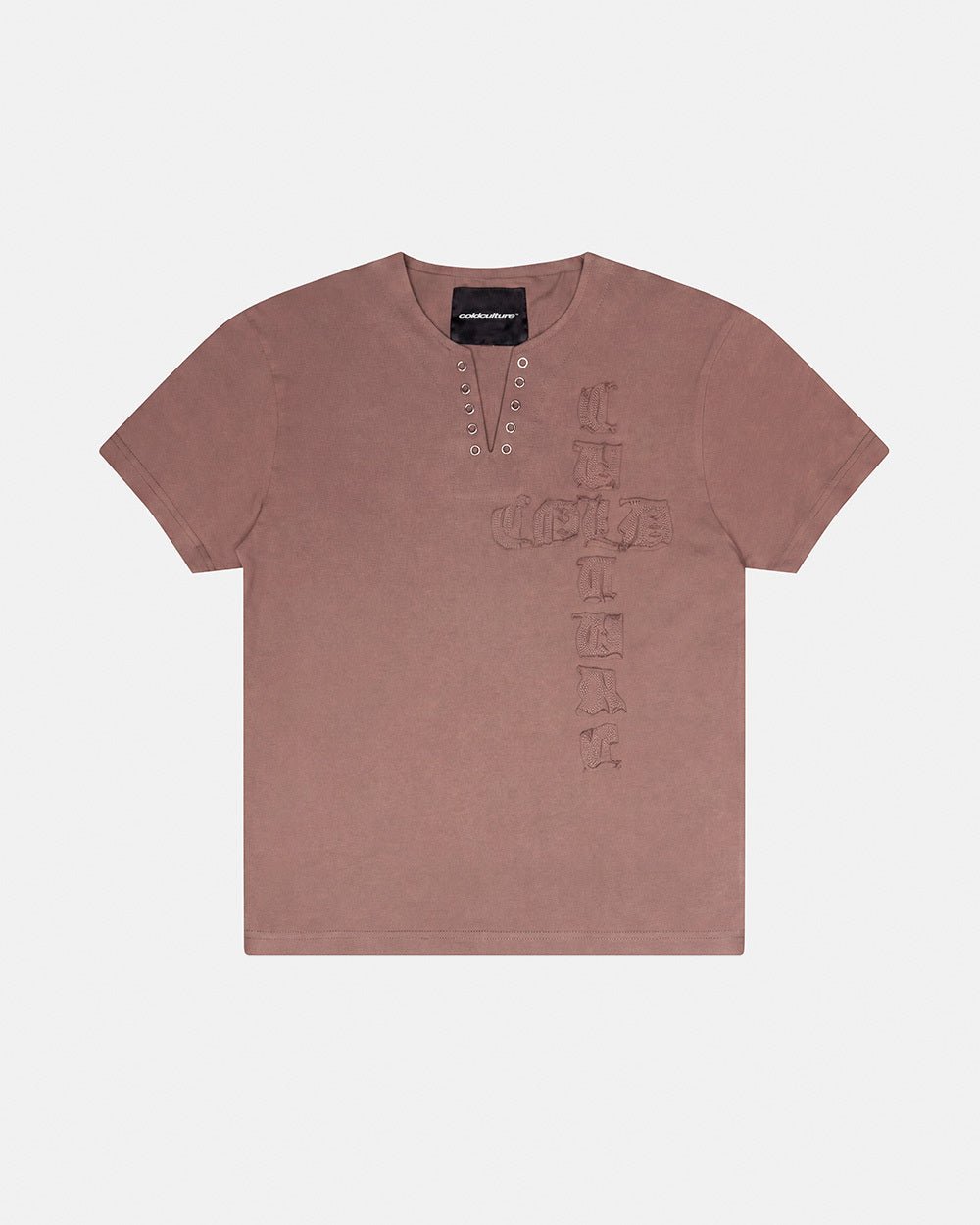 ROGUE CROSSED TEE BROWN - Cold Culture