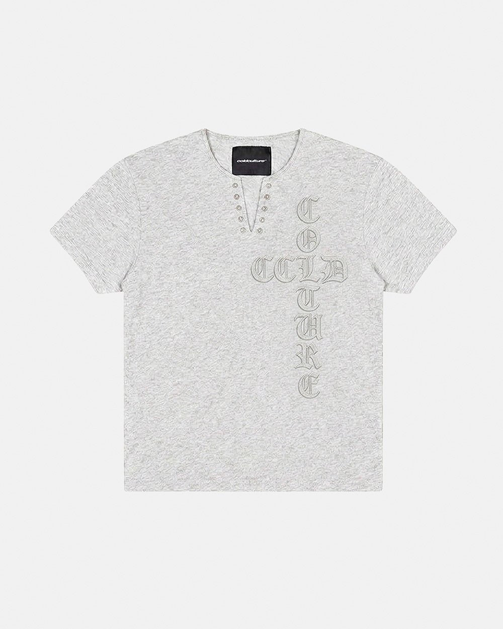 ROGUE CROSSED TEE HEATHER GREY - Cold Culture