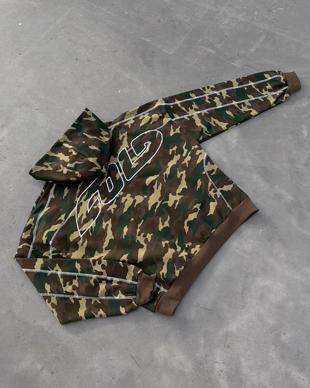 ROLLER HOODIE CAMO GREEN - Cold Culture