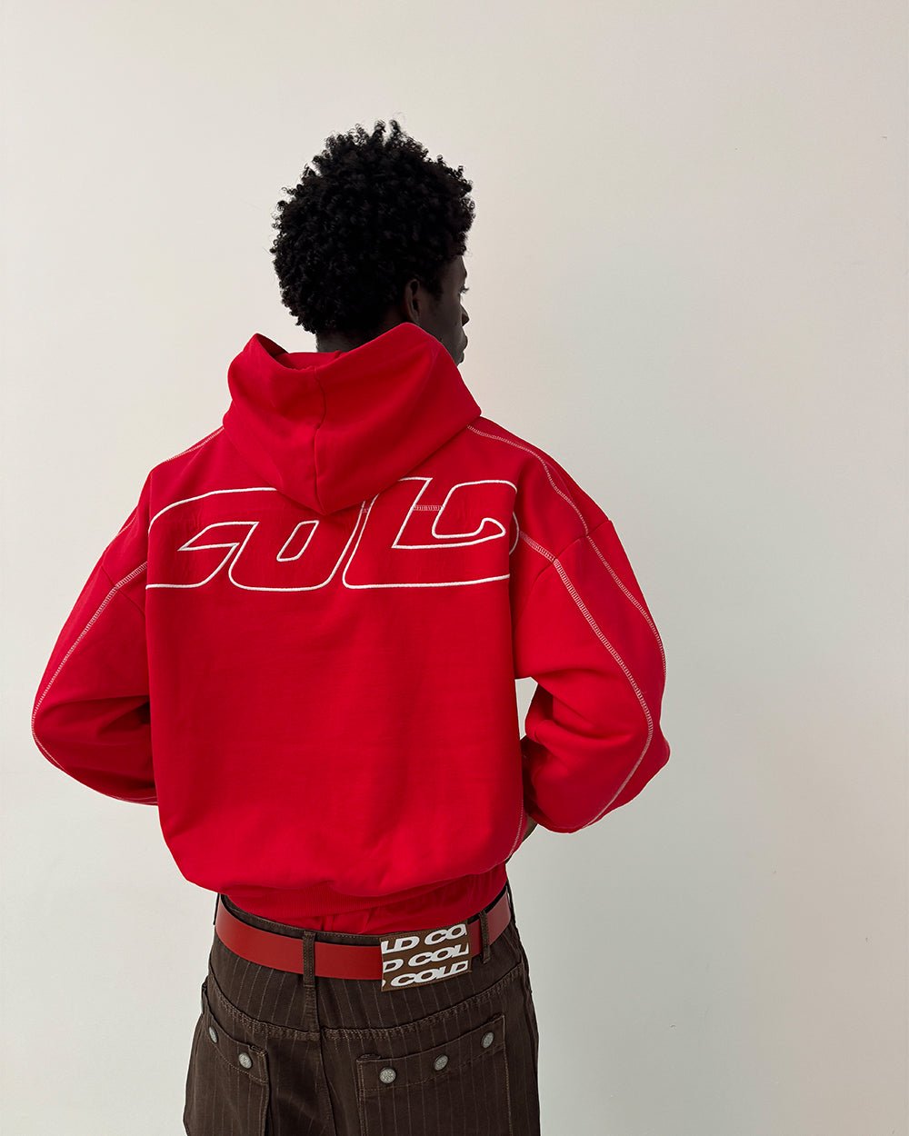 ROLLER HOODIE RED - Cold Culture