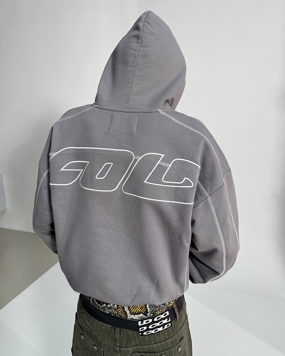ROLLER HOODIE SMOKEY GREY - Cold Culture