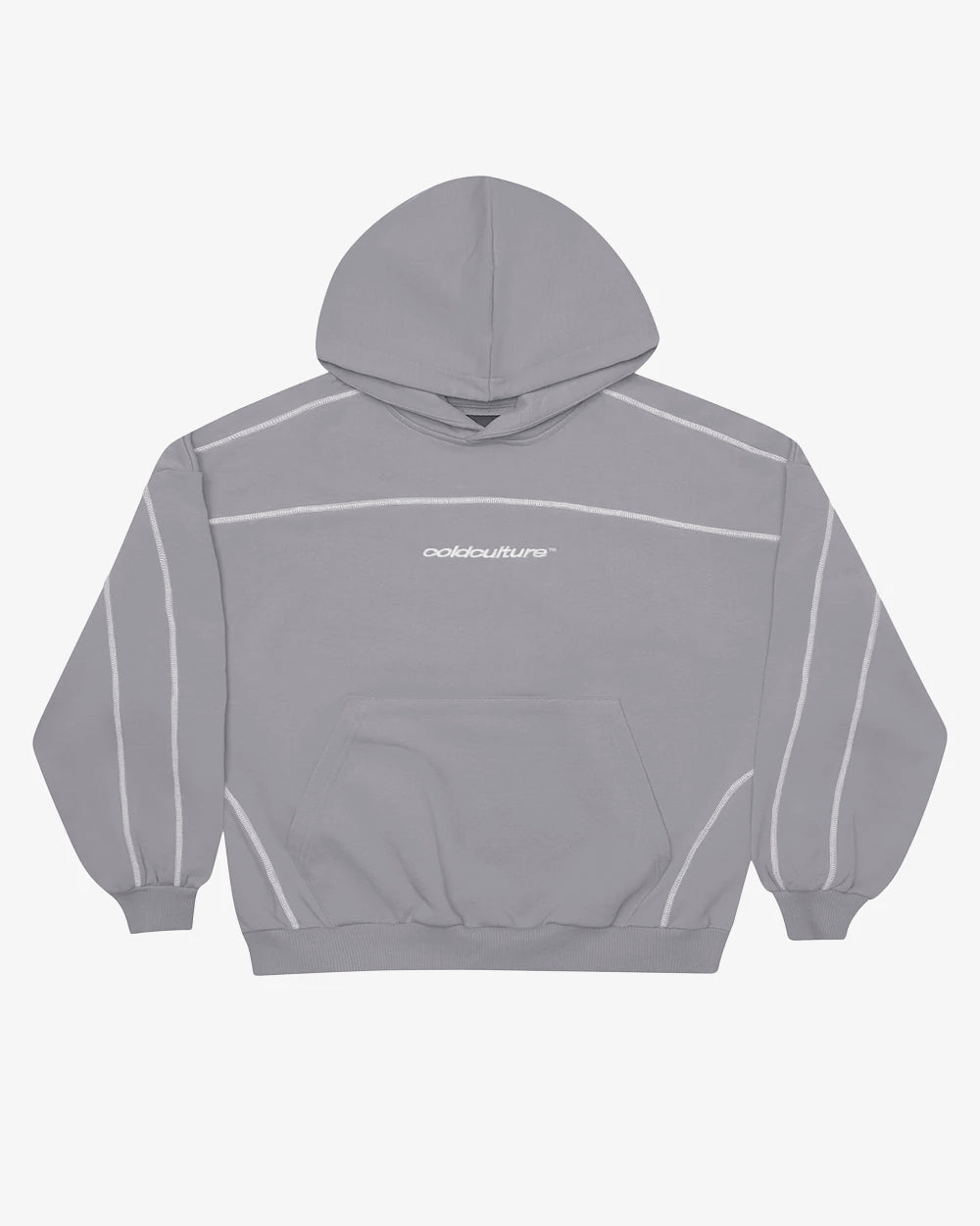 ROLLER HOODIE SMOKEY GREY - Cold Culture