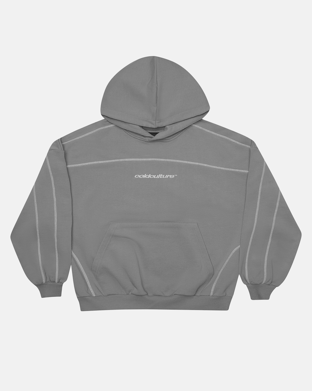 ROLLER HOODIE SMOKEY GREY - Cold Culture