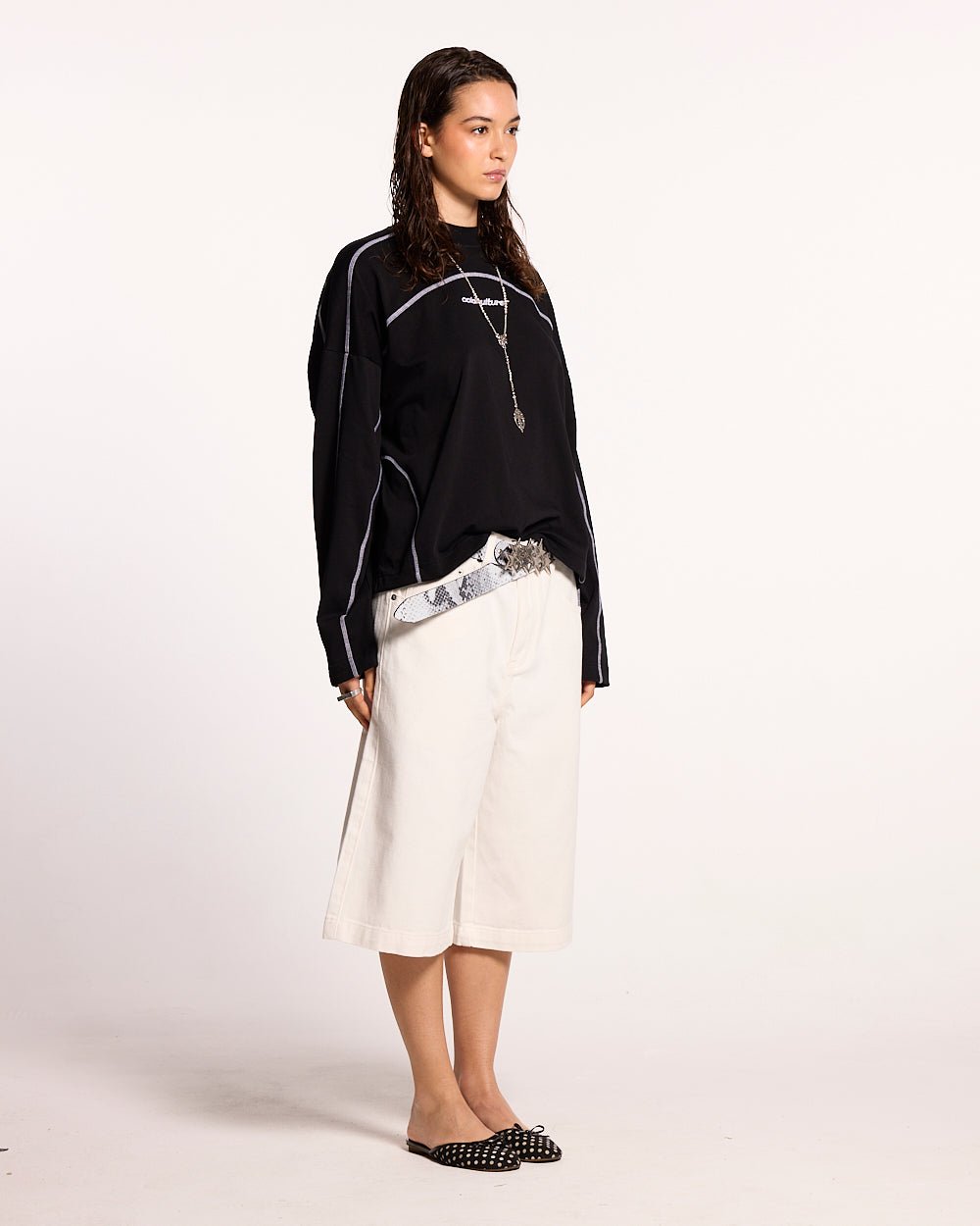 ROLLER LONGSLEEVE TEE BLACK - COLD CULTURE
