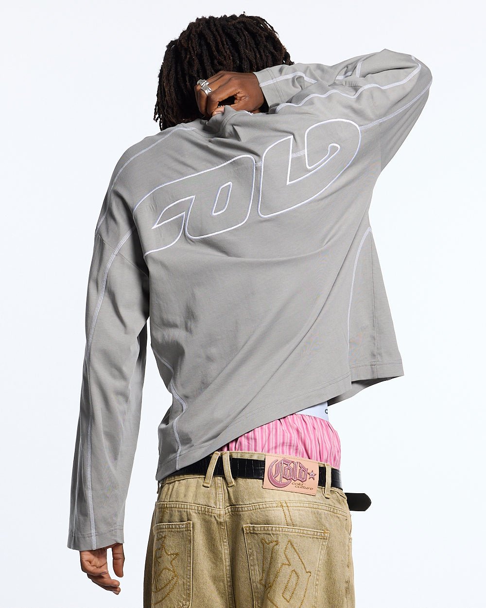 ROLLER LONGSLEEVE TEE GREY - COLD CULTURE