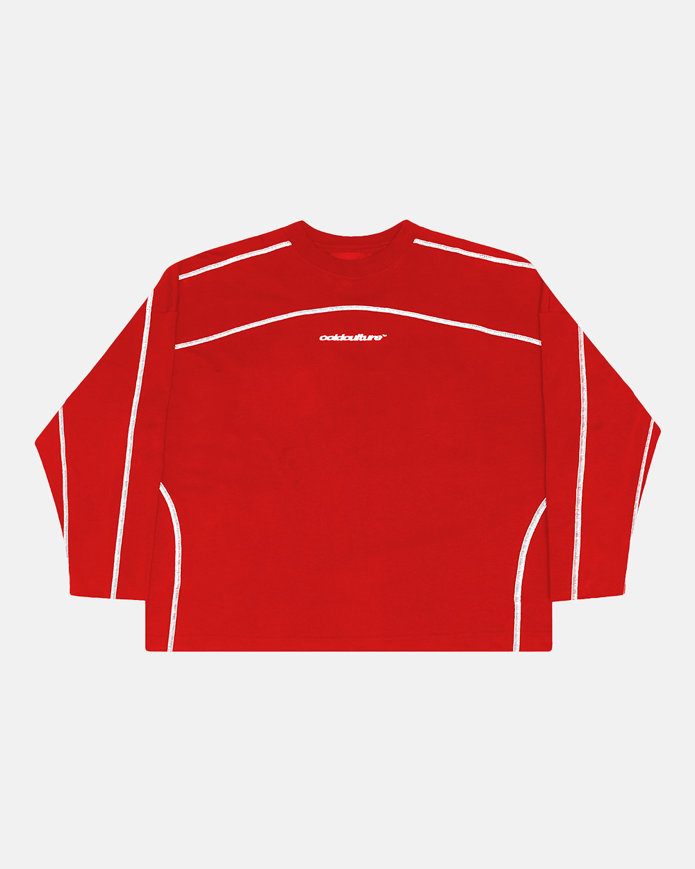 ROLLER LONGSLEEVE TEE RED - Cold Culture