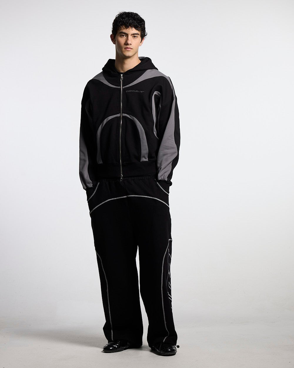 ROLLER SWEATPANTS BLACK - Cold Culture