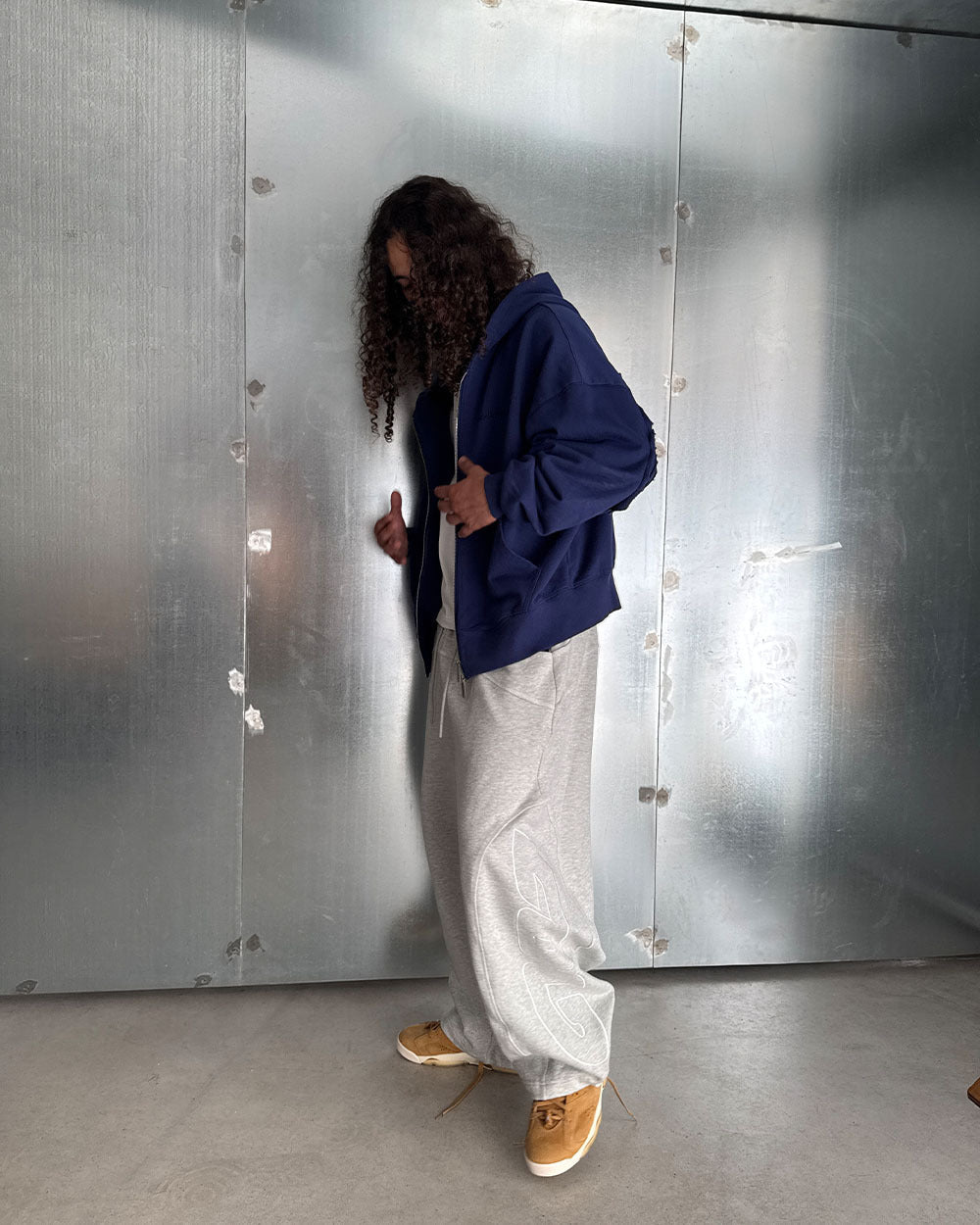 ROLLER SWEATPANTS HEATHER GREY - Cold Culture