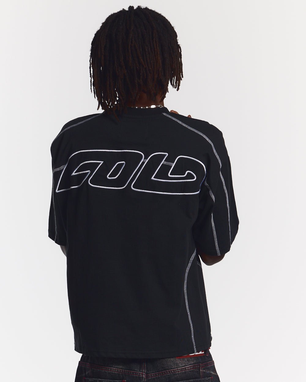 ROLLER TEE BLACK - COLD CULTURE