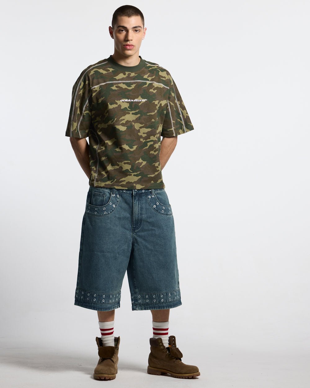 ROLLER TEE CAMO GREEN - Cold Culture #man