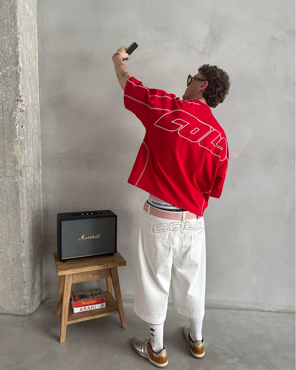 ROLLER TEE RED - COLD CULTURE