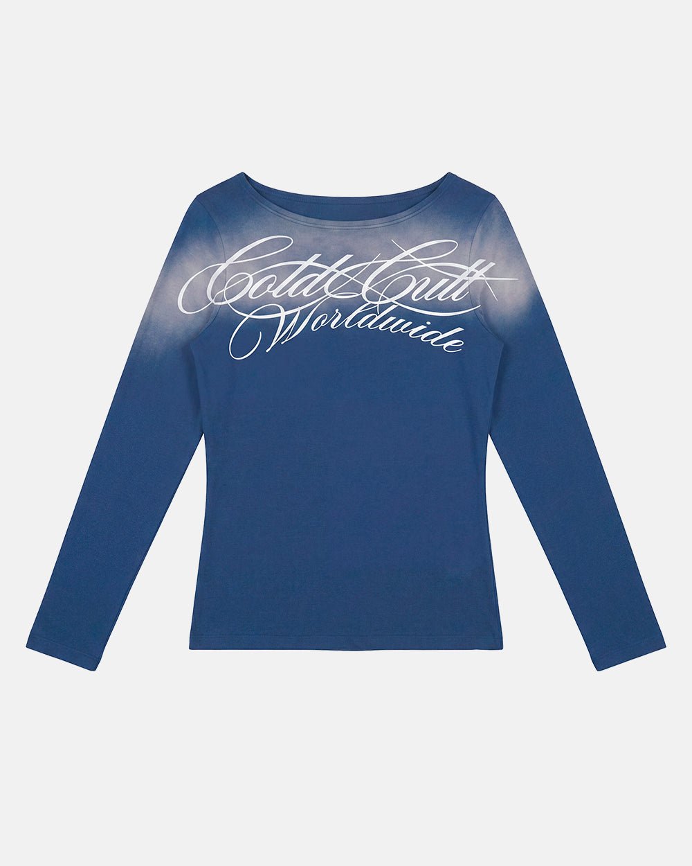 ROUGH LONGSLEEVE TEE BLUE - Cold Culture