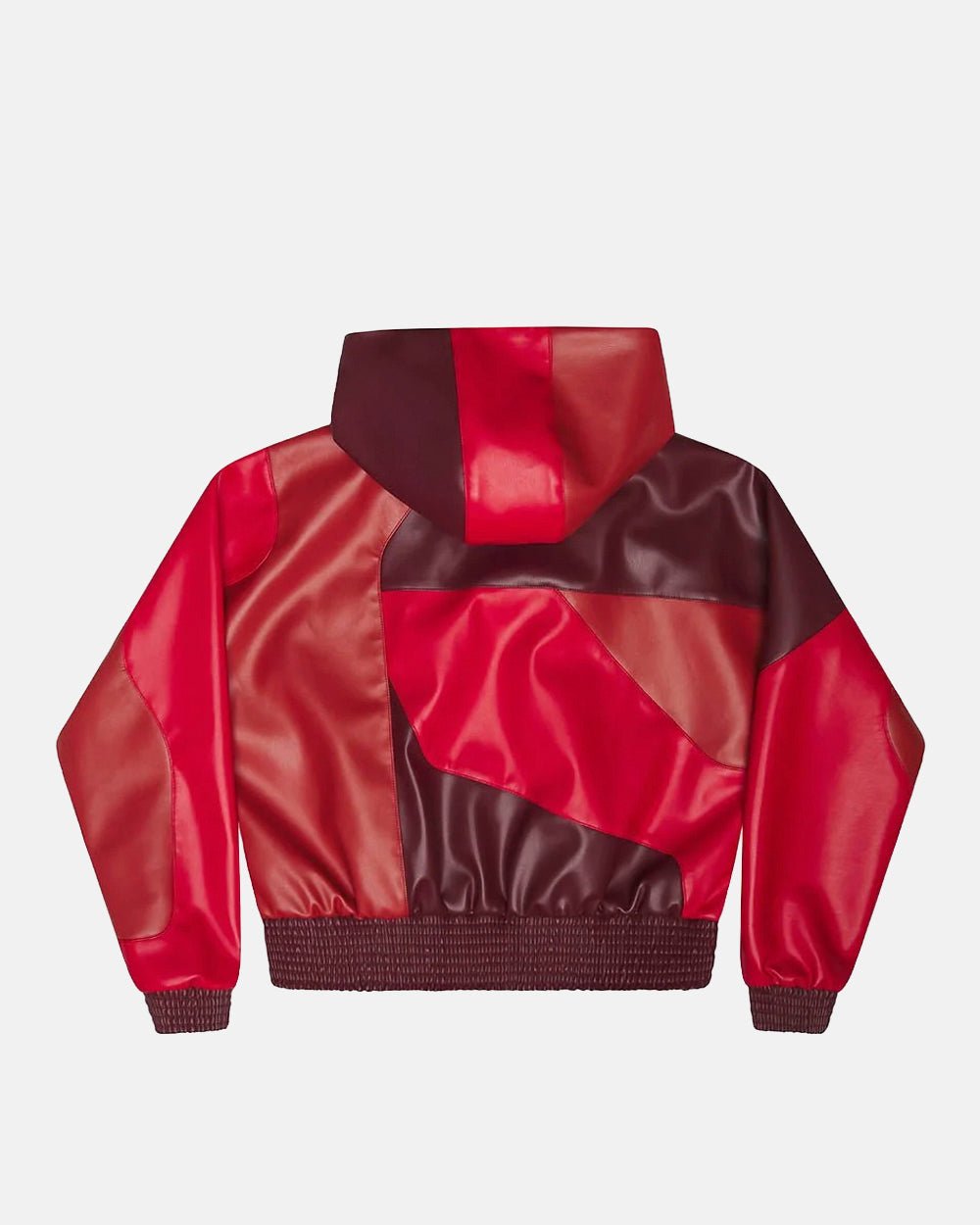 ROUTE JACKET RED AND BURGUNDY - Cold Culture