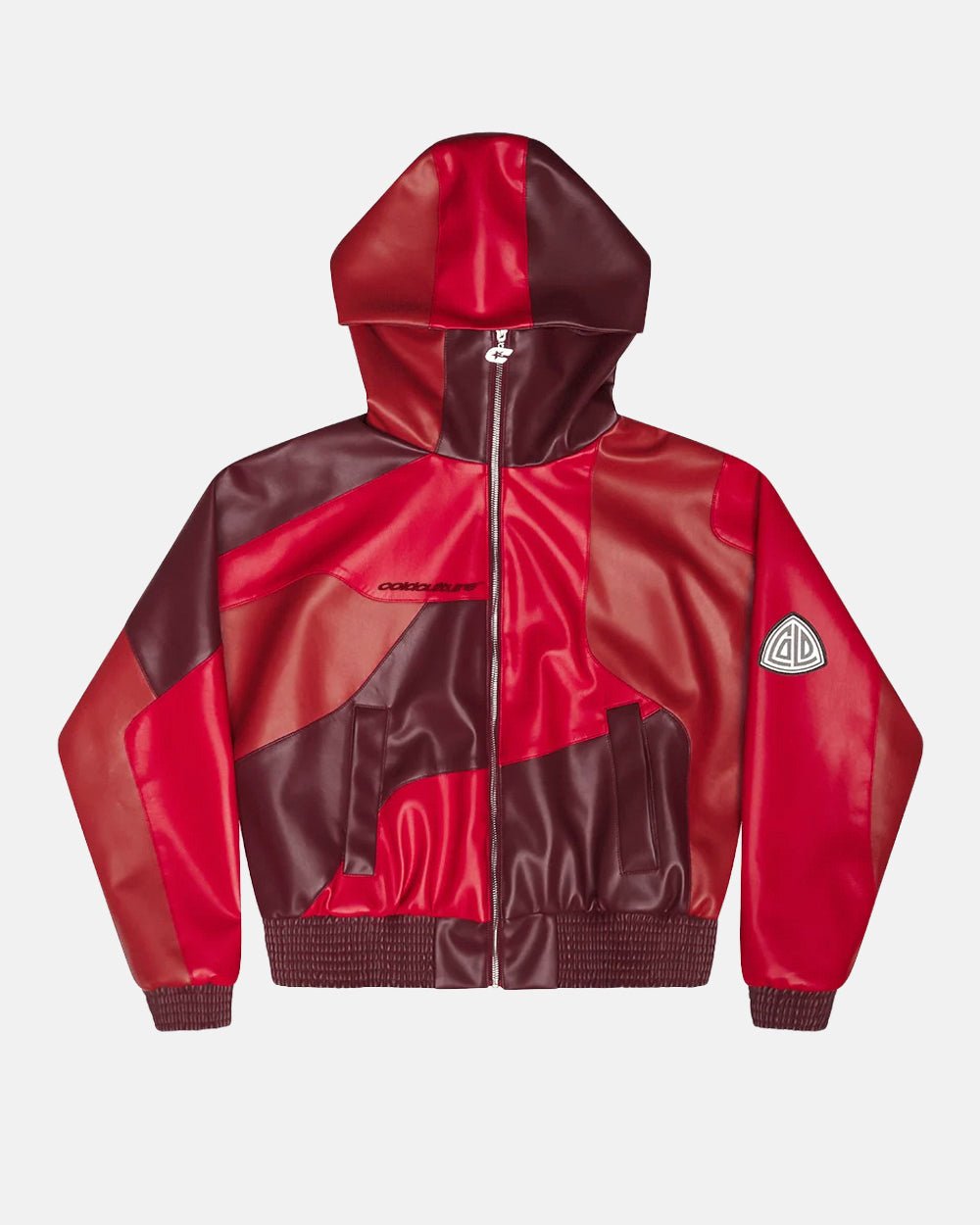 ROUTE JACKET RED AND BURGUNDY - Cold Culture