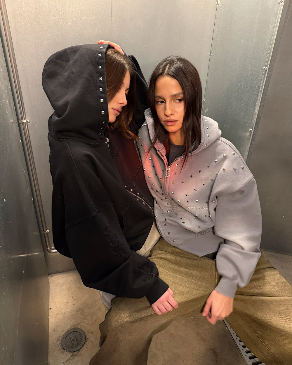 ROYAL ZIP HOODIE ANTARTIC GREY - Cold Culture