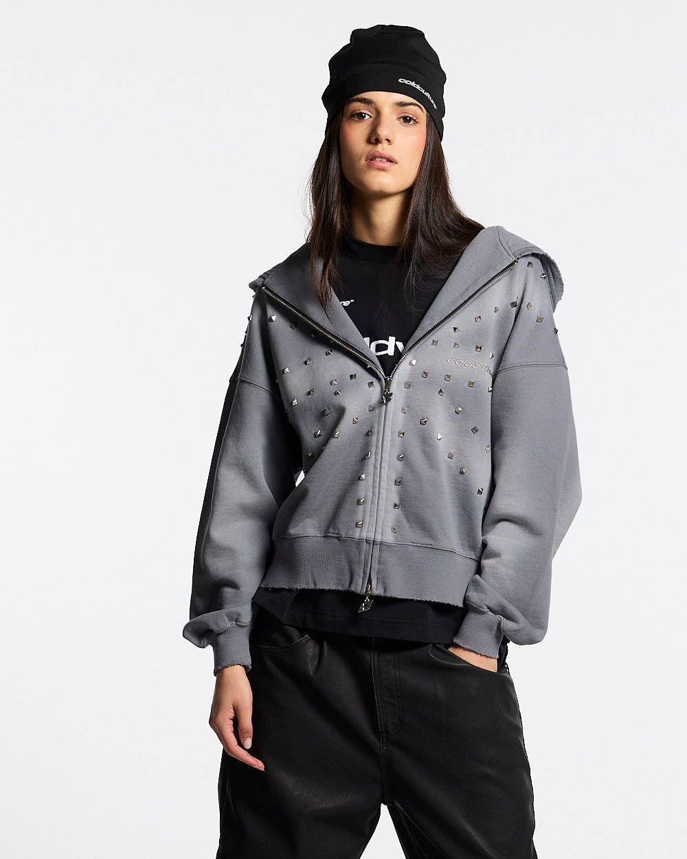 ROYAL ZIP HOODIE ANTARTIC GREY - Cold Culture