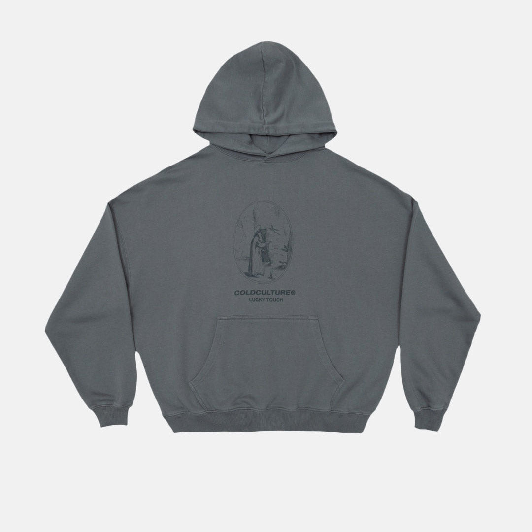 SAINT PATRICK HOODIE MEDIUM BLUE - Cold Culture
