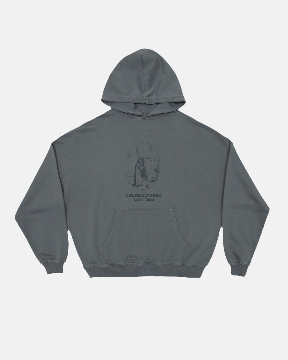 SAINT PATRICK HOODIE MEDIUM BLUE - COLD CULTURE