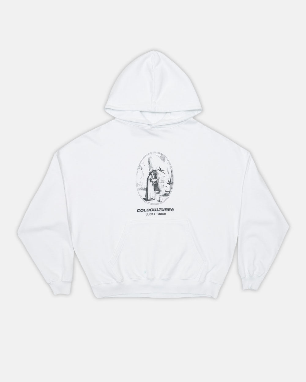 SAINT PATRICK HOODIE WHITE - COLD CULTURE