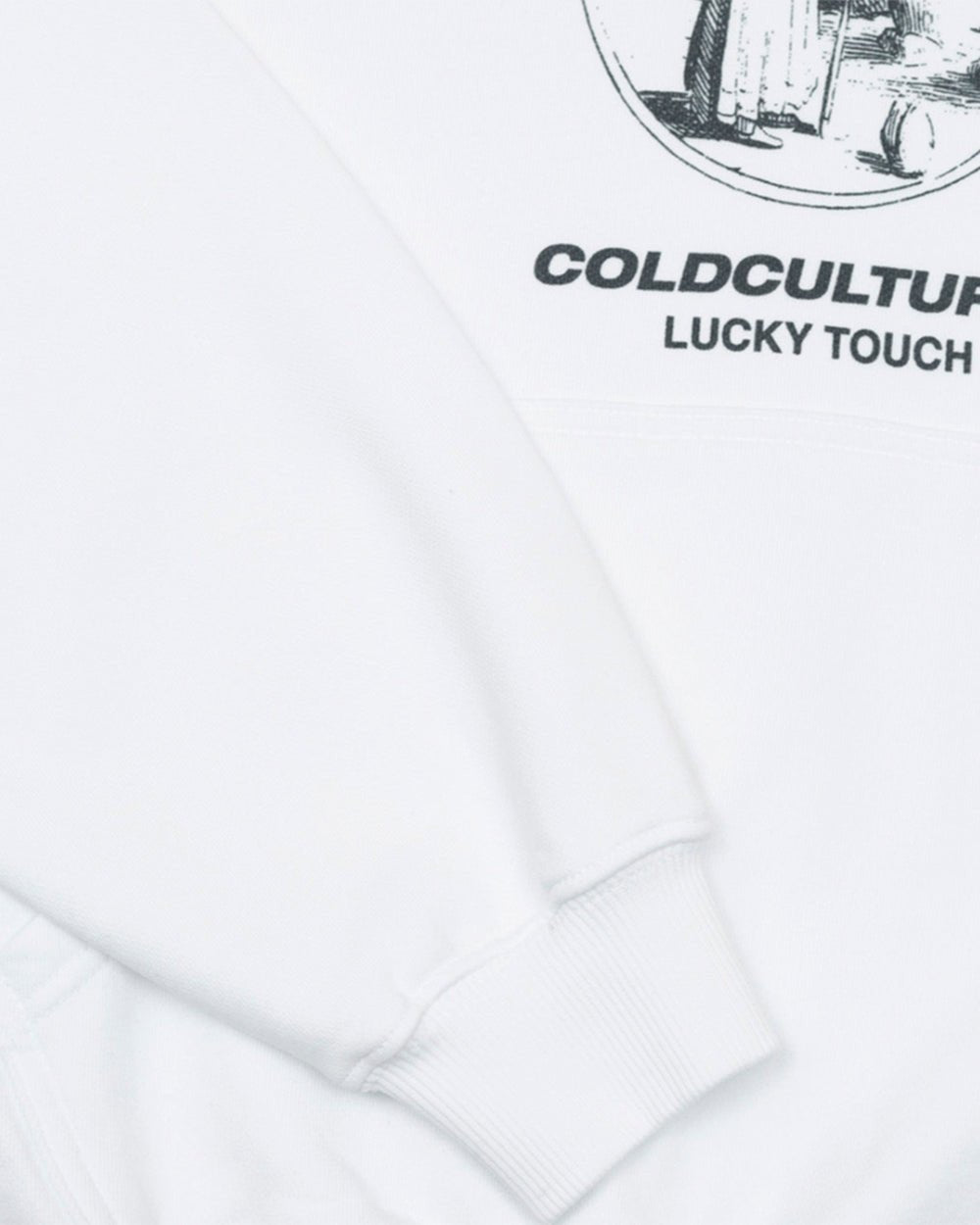 SAINT PATRICK HOODIE WHITE - COLD CULTURE