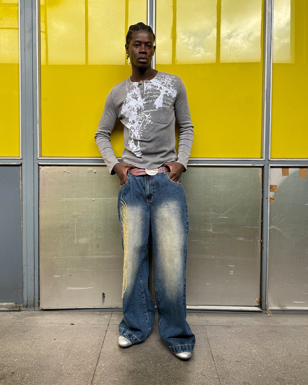 SAINTLESS LONGSLEEVE GREY - Cold Culture