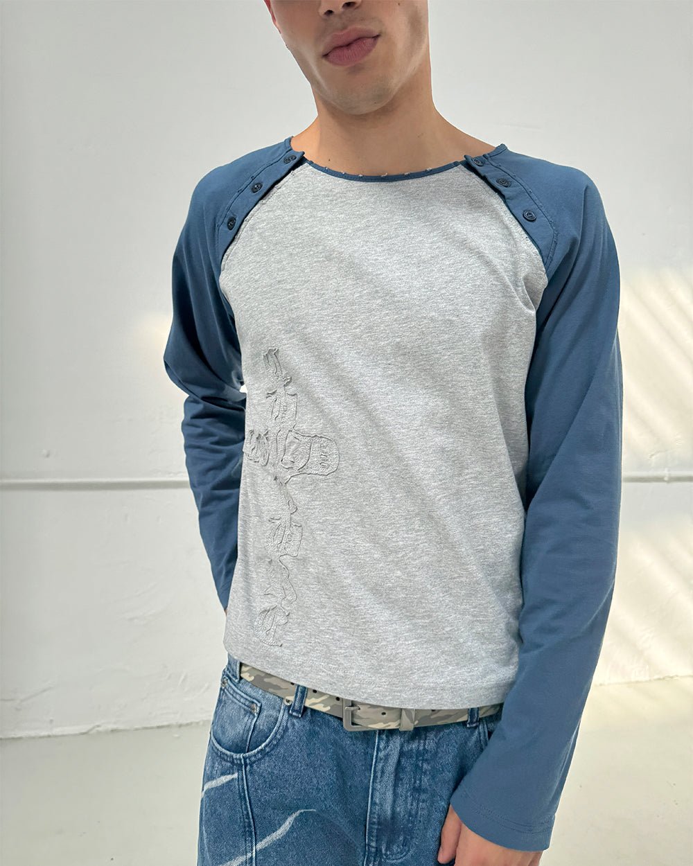 SALTY LONGSLEEVE HEATHER GREY - Cold Culture