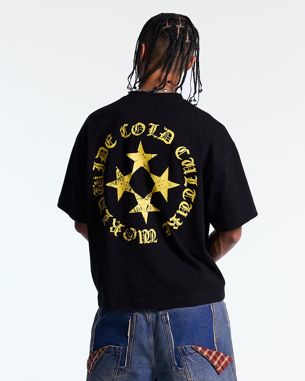 SCATTER TEE BLACK - Cold Culture