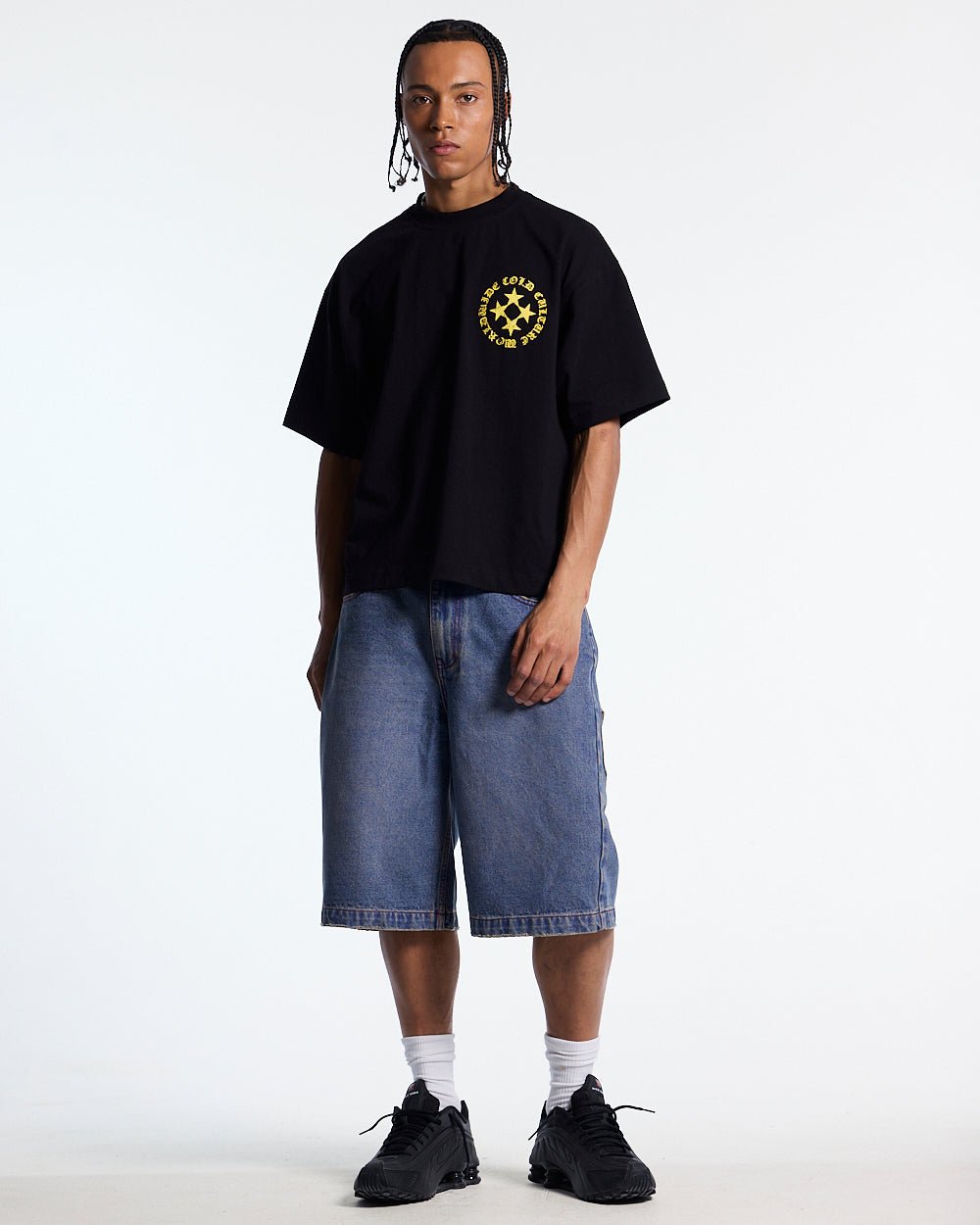 SCATTER TEE BLACK - Cold Culture