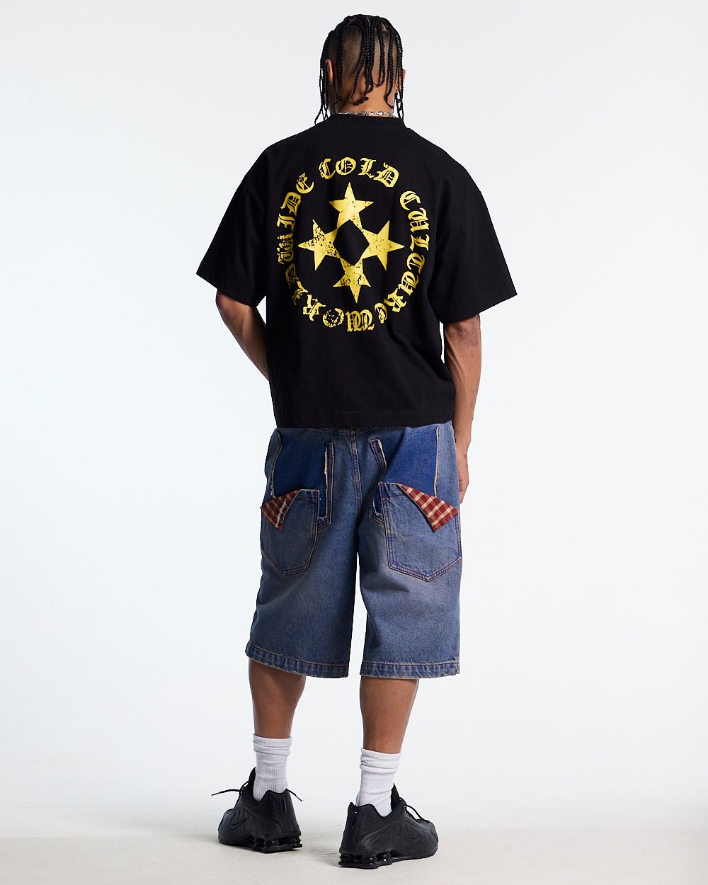 SCATTER TEE BLACK - Cold Culture