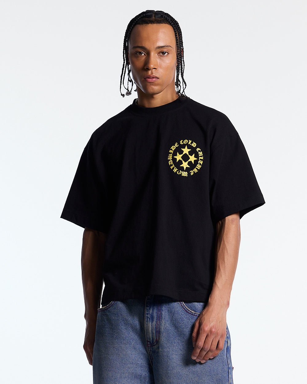 SCATTER TEE BLACK - Cold Culture