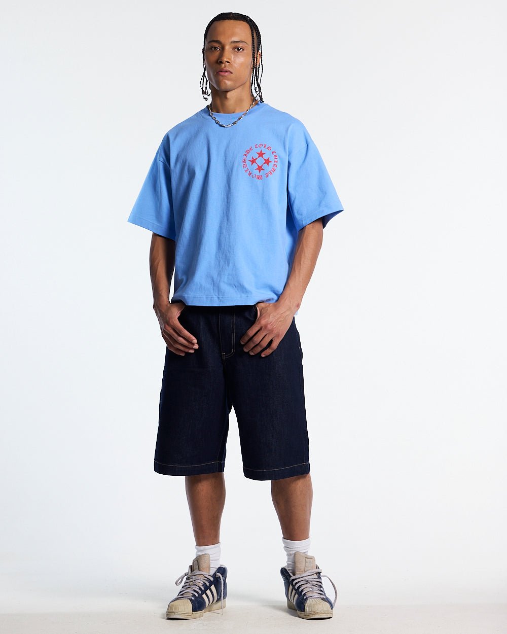 SCATTER TEE BLUE - Cold Culture