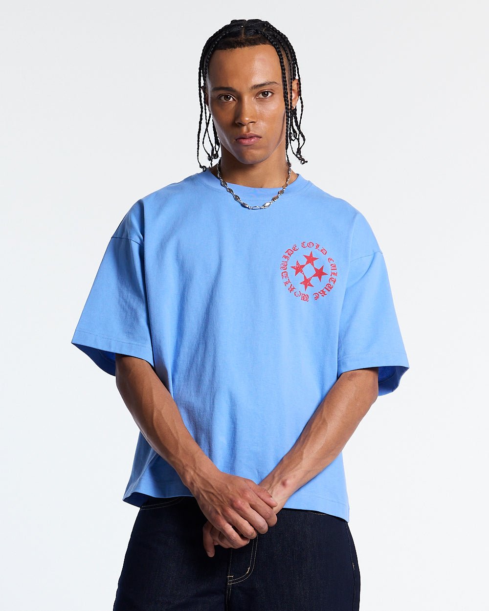 SCATTER TEE BLUE - Cold Culture