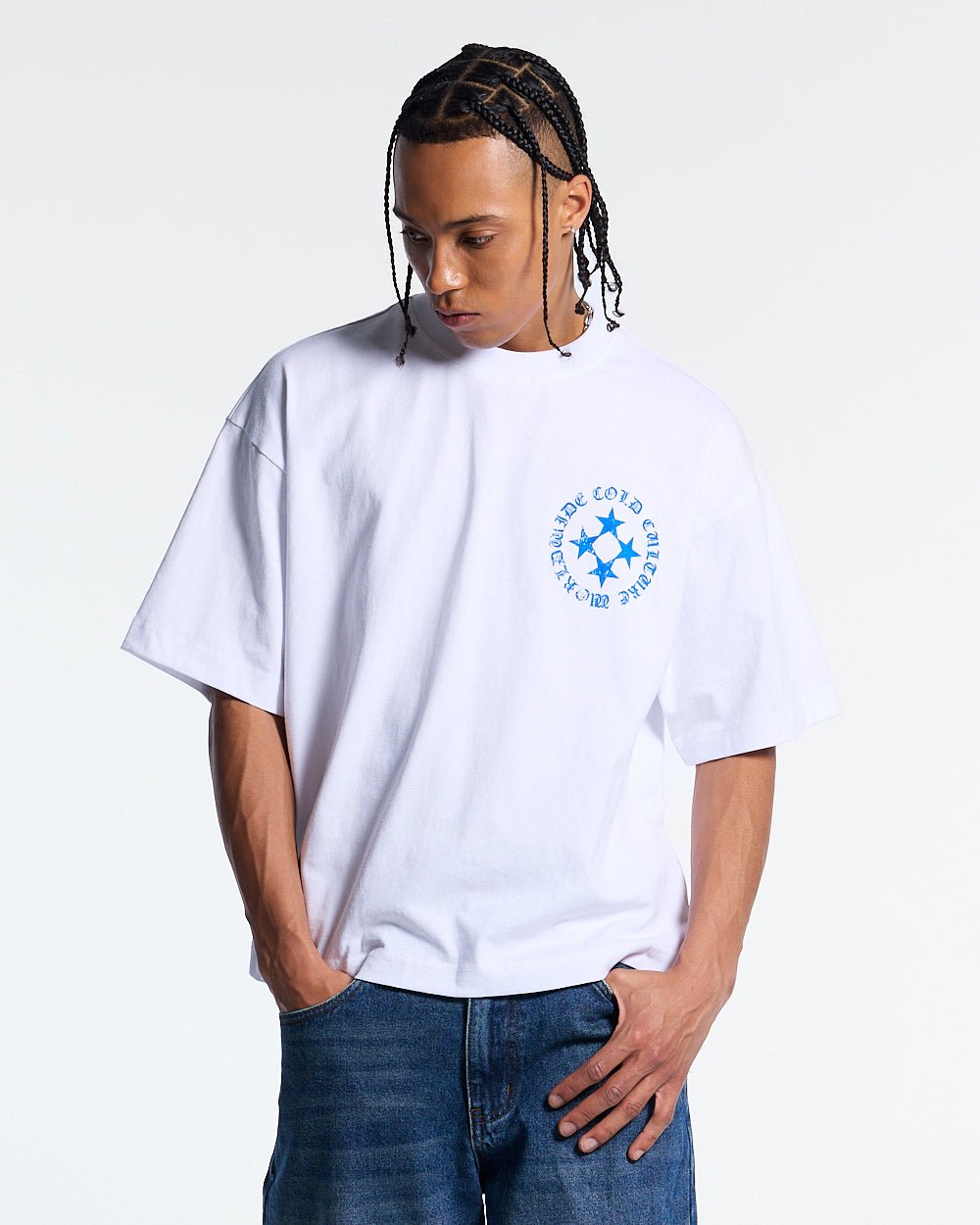 SCATTER TEE WHITE - Cold Culture