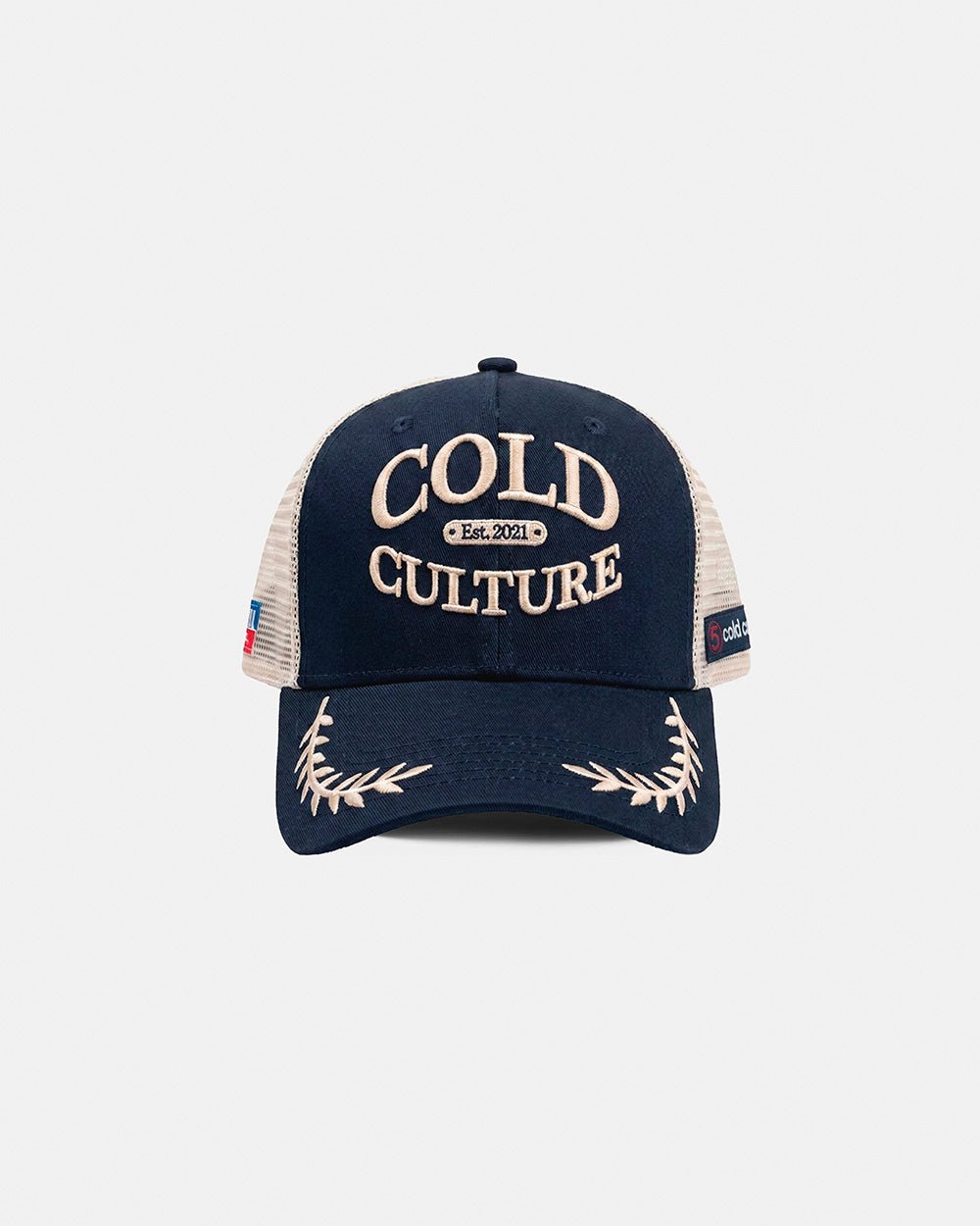 SCOUT CAP NAVY AND OFF-WHITE - Cold Culture