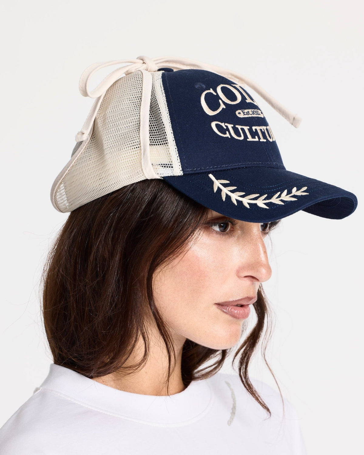 SCOUT CAP NAVY AND OFF-WHITE - Cold Culture