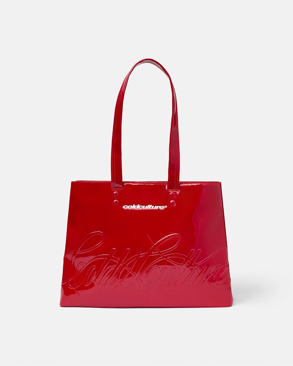 SCRIPT BAG RED | COLD CULTURE™ | STREETWEAR CLOTHING & JEWELERY BRAND