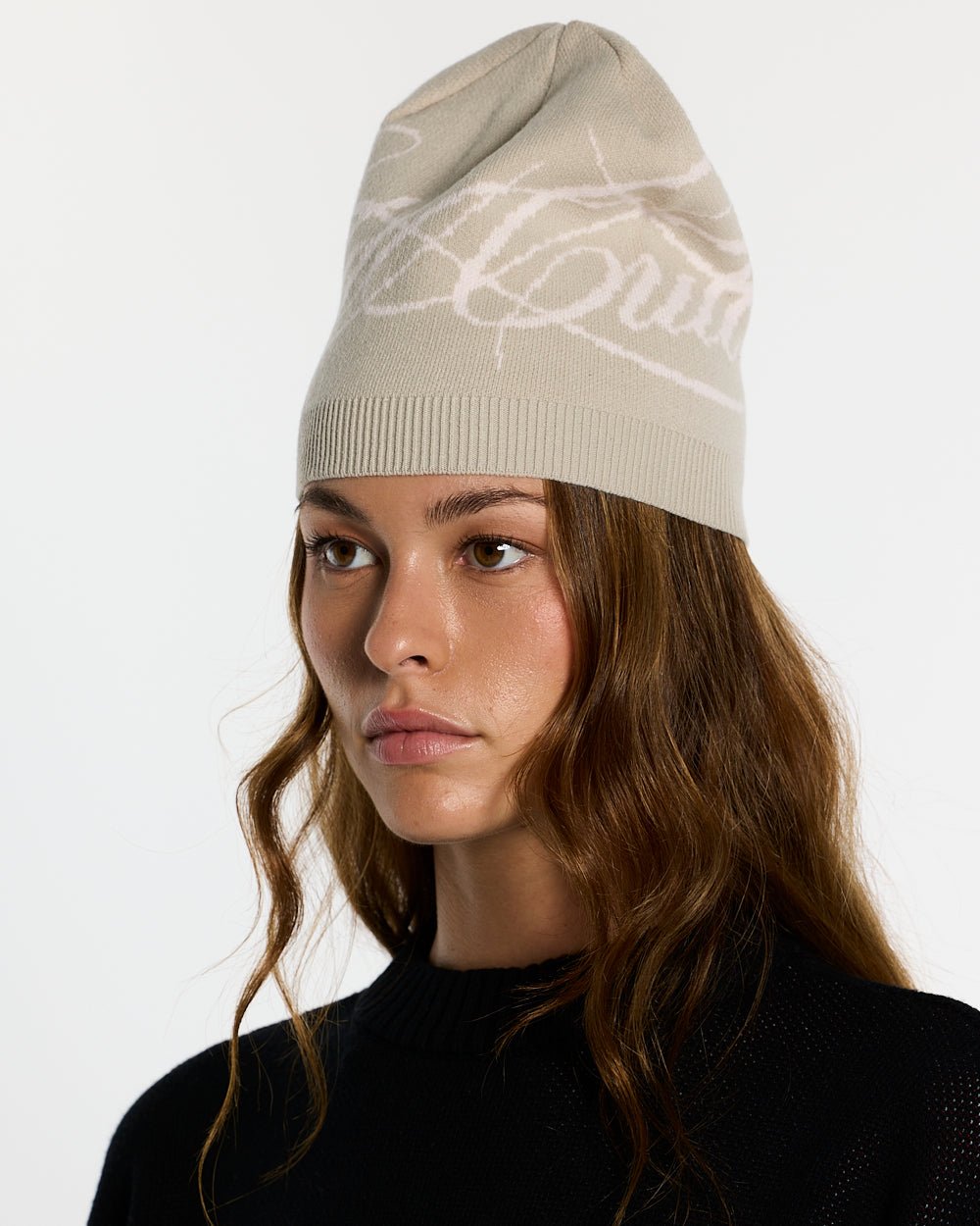 SCRIPT BEANIE BEIGE - COLD CULTURE