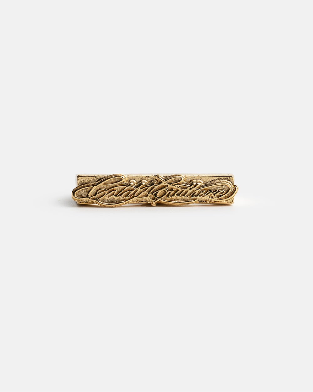 SCRIPT DOUBLE RING GOLD - Cold Culture