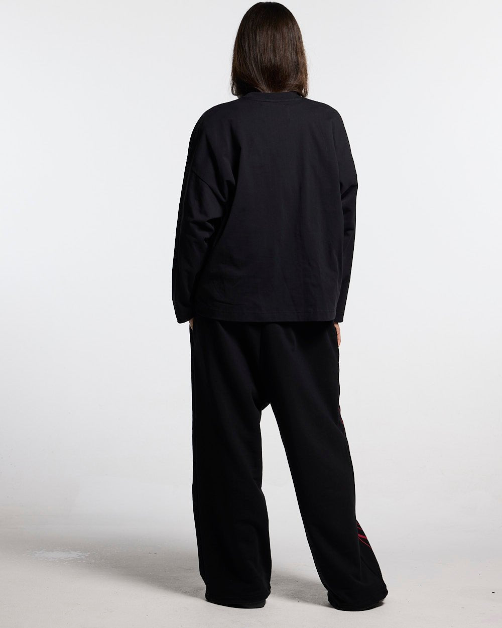 SCRIPT LONGSLEEVE BLACK - Cold Culture