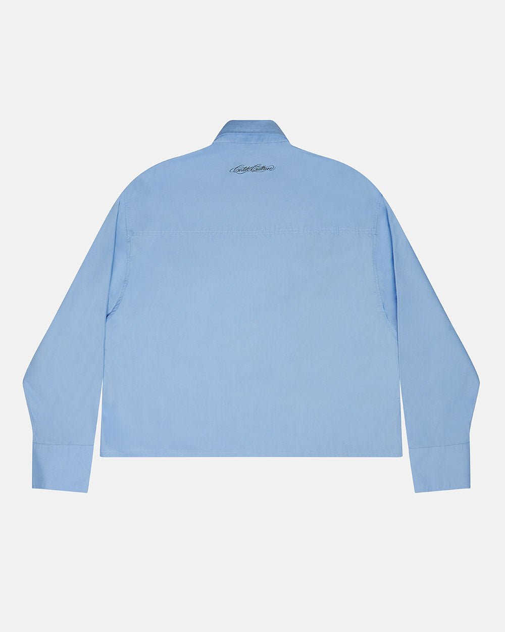 SCRIPT SHIRT BABY BLUE - Cold Culture