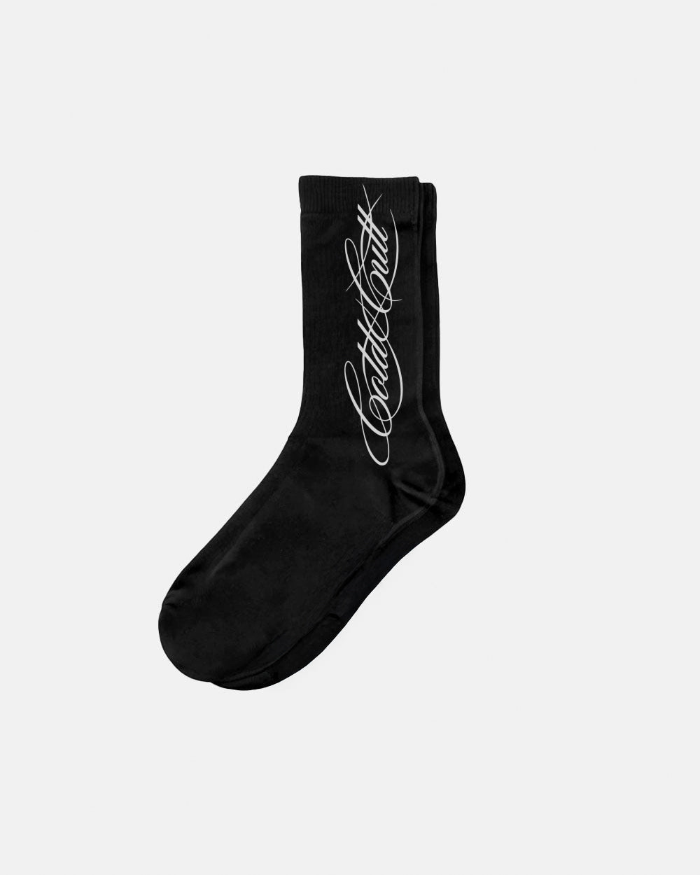 SCRIPT SOCKS PACK BLACK - Cold Culture