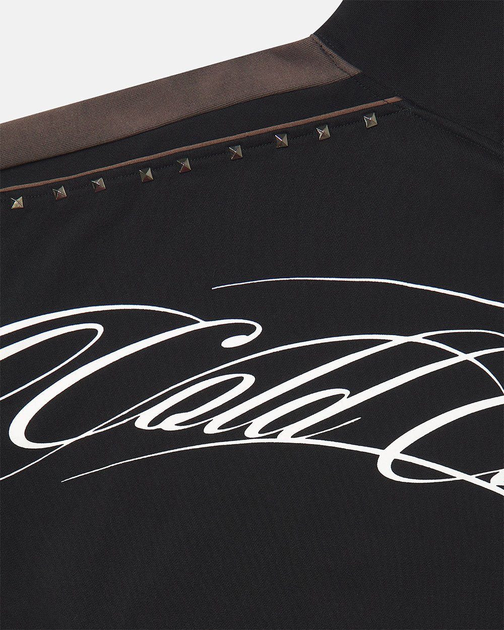 SCRIPT STUDS HOODIE BLACK - Cold Culture