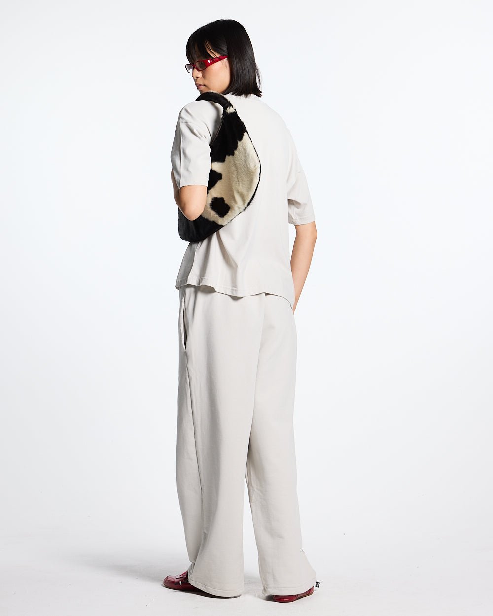 SCRIPT SWEATPANTS LIGHT GREY - COLD CULTURE