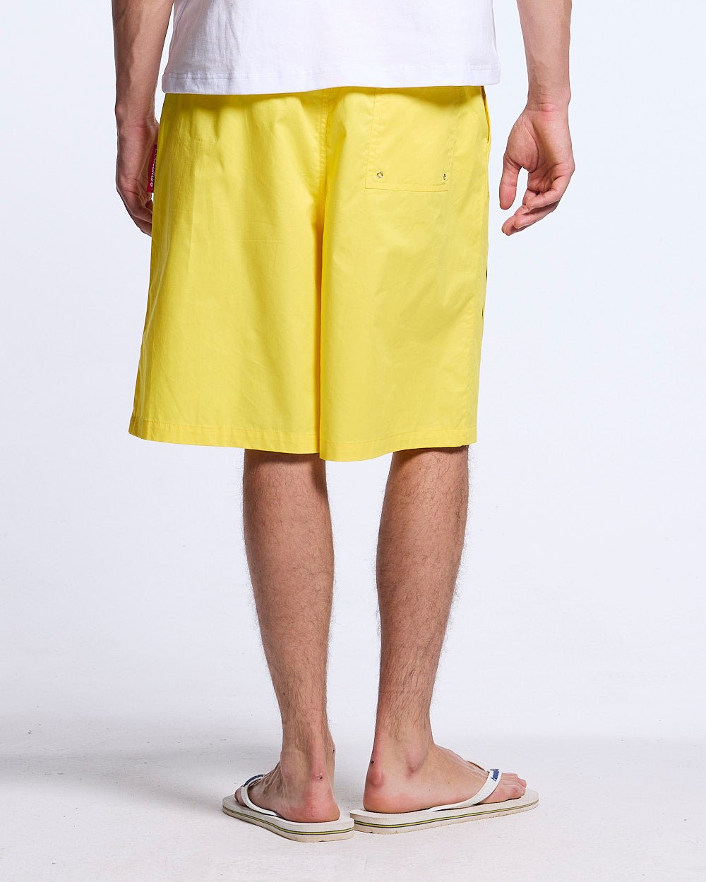 SCRIPT SWIMSHORTS YELLOW - Cold Culture