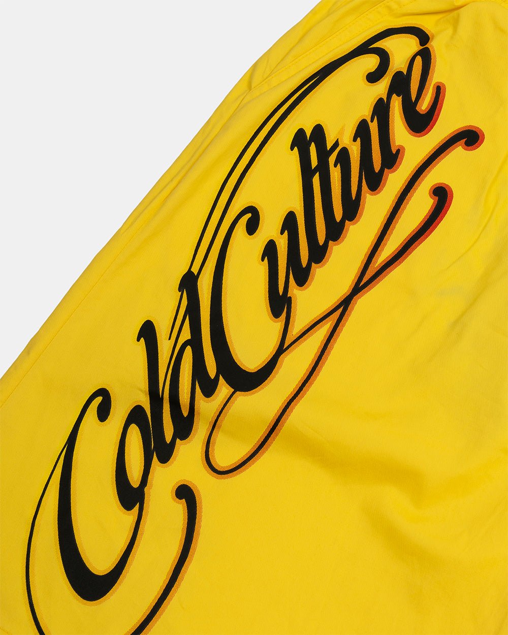 SCRIPT SWIMSHORTS YELLOW - Cold Culture