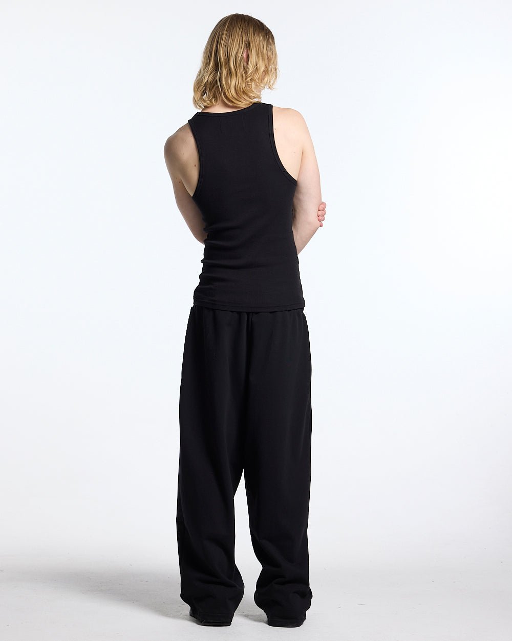 SCRIPT TANK TOP BLACK - Cold Culture