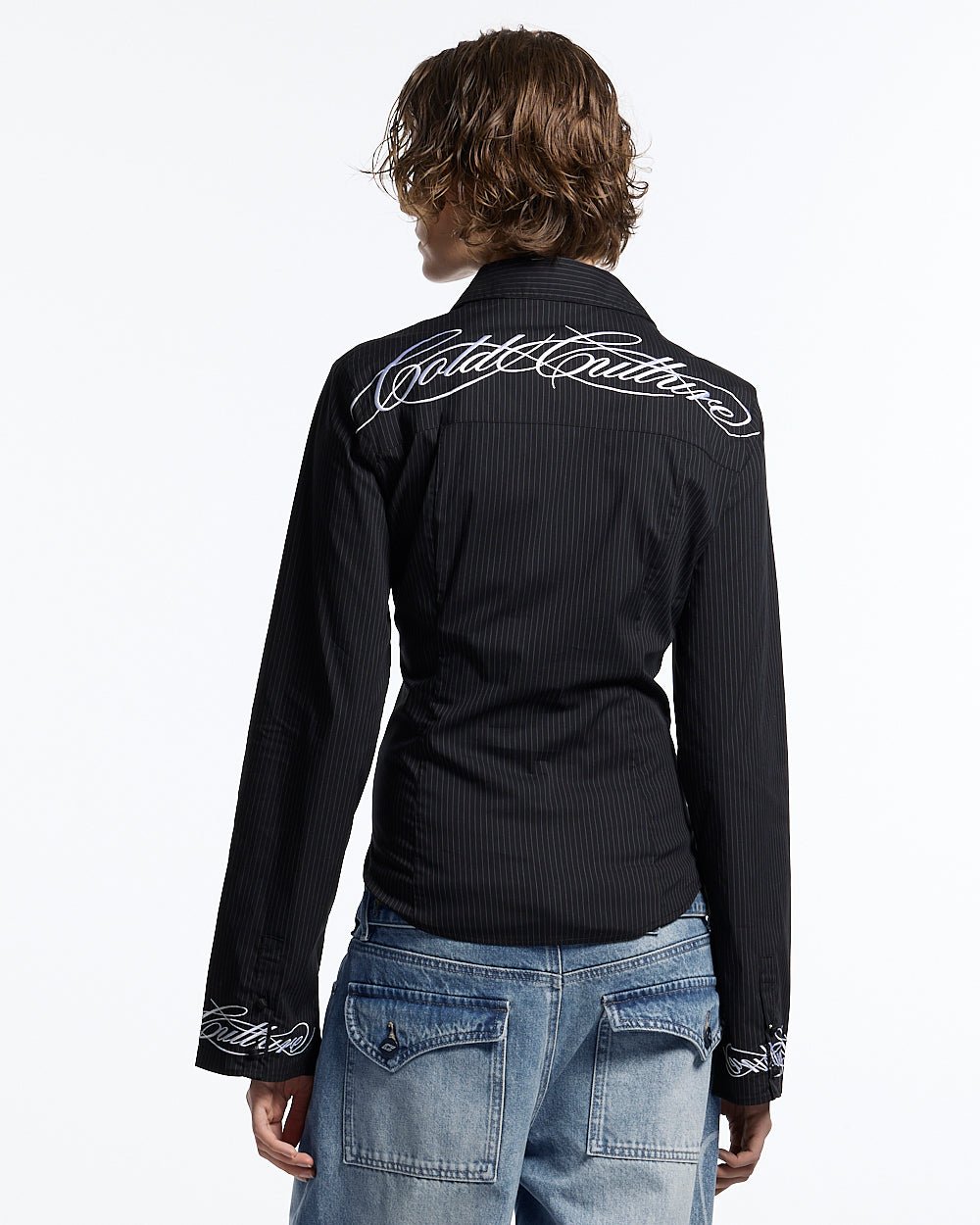 SCRIPT WORLDWIDE SHIRT DARK GREY - Cold Culture